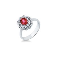 Anillo Mirco Visconti Mujer in Oro blanco Rubino 0.85 Ct Z683/B20R - Z683/B20R
